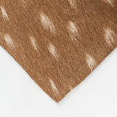 シカの皮// フリースブランケット (角)