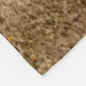 シカの群れ フリースブランケット (角)