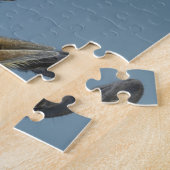 シカの頭部は飛びます ジグソーパズル (側面)