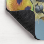 シカの頭部は飛びます マウスパッド (コーナー)