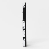 シカは白黒で模造します Case-Mate iPhoneケース (裏面/左)