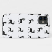 シカは白黒で模造します Case-Mate iPhoneケース (裏面(横))