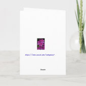 シカは私美しい雌ジカを特色にする健康なカードを得ます カード (裏面)