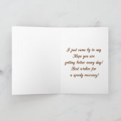 シカは私美しい雌ジカを特色にする健康なカードを得ます カード (内部)