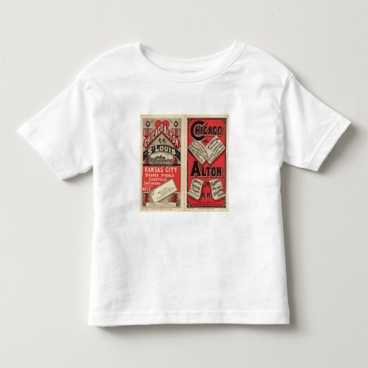 シカゴおよびAltonの鉄道 トドラーTシャツ (正面)
