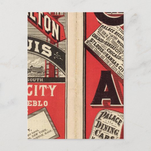 シカゴおよびAltonの鉄道 ポストカード (正面)