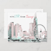 シカゴからのポストカード シーズンポストカード (正面/裏面)