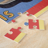 シカゴからのヴィンテージ ジグソーパズル (側面)