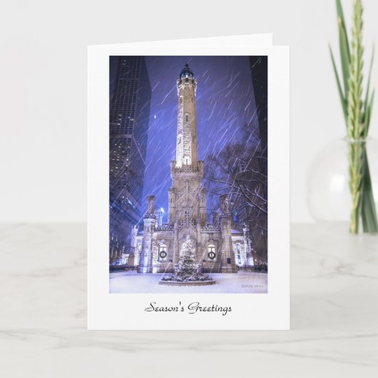 シカゴからの季節の挨拶 シーズンカード (正面)