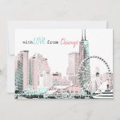 シカゴからの愛で 招待状 (正面)