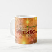 シカゴからの挨拶 コーヒーマグカップ (正面左)