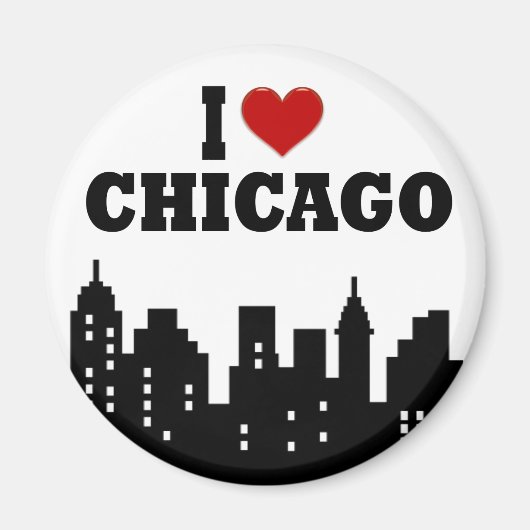シカゴが大好き マグネット (正面)