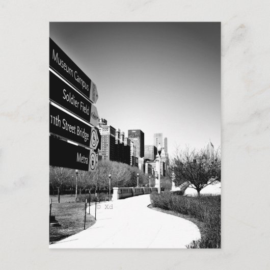 シカゴこの方法はがき ポストカード (正面)