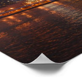 シカゴで霧が立つ ポスター (角)