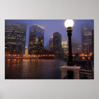 シカゴで霧が立つ ポスター