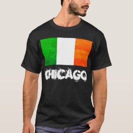 シカゴとアイルランドの旗 Tシャツ