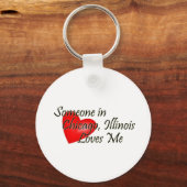 シカゴにいる人が私を愛してる キーホルダー (正面)