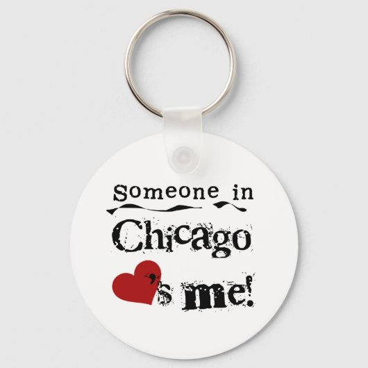 シカゴにいる人 キーホルダー (正面)