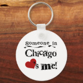 シカゴにいる人 キーホルダー (正面)