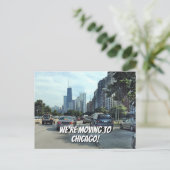 シカゴに移動するYour Words and Photo 案内ポストカード (スタンド正面)