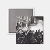 シカゴのアナキスト暴動 マグネット (正面/裏面)