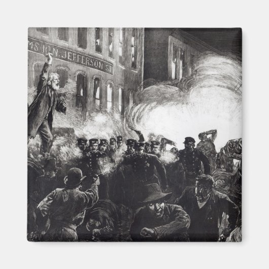 シカゴのアナキスト暴動 マグネット (正面)