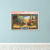 シカゴのイリノイ劇場ポスターのベン=フール キャンバスプリント (インサイチュ (ウッドフロア))