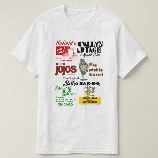 シカゴのウエストリッジコミュニティレストラン Tシャツ (デザイン正面)