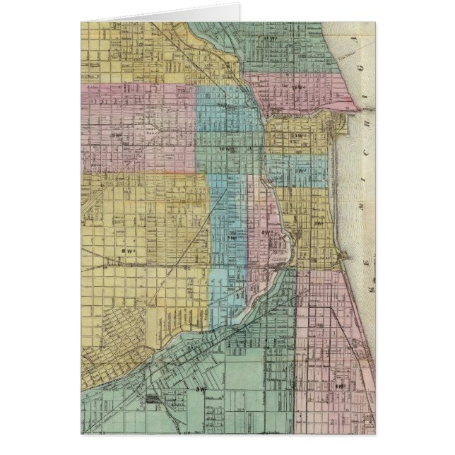 シカゴのガイドマップ (正面)