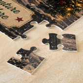 シカゴのクリスマス・ルート66ゲームナイト ジグソーパズル (側面)