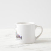 シカゴのスカイラインのエスプレッソのマグ エスプレッソカップ (右)