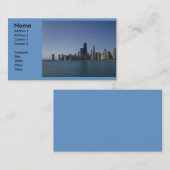 シカゴのスカイラインの名刺 名刺 (正面/裏面)