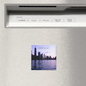 シカゴのスカイライン磁石 マグネット (インサイチュ (食洗機))