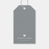 シカゴのスカイライン | ウェルカムメッセージ ギフトタグ (裏面)