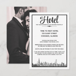 シカゴのスカイライン エンクロージャーカード