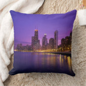 シカゴのスカイライン クッション (ブランケット)