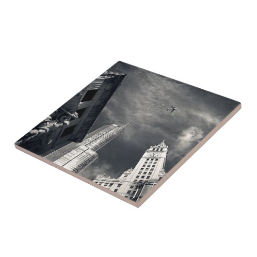 シカゴのスカイライン タイル (側面)