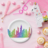 シカゴのスカイライン ペーパープレート (パーティー)