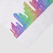 シカゴのスカイライン 薄葉紙 (詳細)