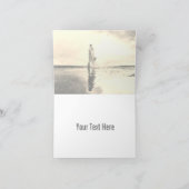 シカゴのスカエレガントイラモダンインミントヴィンテージ サンキューカード (内部)