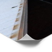 シカゴのダウンタウンにあるウェイバシュ上空の高架鉄道 ポスター (角)