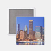 シカゴのダウンタウンに次のような超高層ビルがある マグネット (正面/裏面)