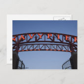 シカゴのネイビーピアの看板（イリノイ州、アメリカ） ポストカード (正面/裏面)