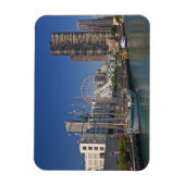 シカゴのネイビー・ピア2の景色 マグネット (縦)