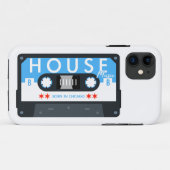 シカゴのハウス音楽カセ生まれットデザイン Case-Mate iPhoneケース (裏面(横))