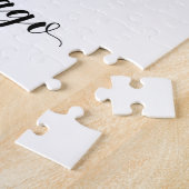 シカゴのハートの地図 ジグソーパズル (側面)