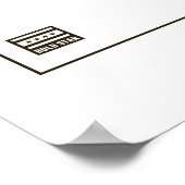 シカゴのフード地図スターはっきりしたポスター ポスター (角)