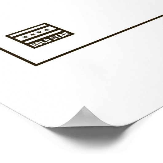 シカゴのフード地図スターはっきりしたポスター ポスター (角)