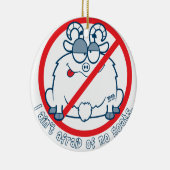 シカゴのヤギのワイシャツをcubs セラミックオーナメント (右)