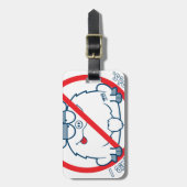 シカゴのヤギのワイシャツをcubs ラゲッジタグ (正面縦)